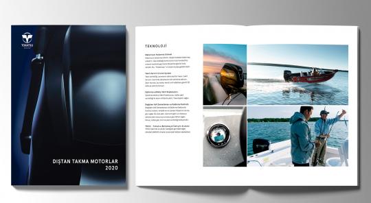 TOHATSU Dıştan Takma Deniz Motorları Katalog Tasarımı ve Baskısı